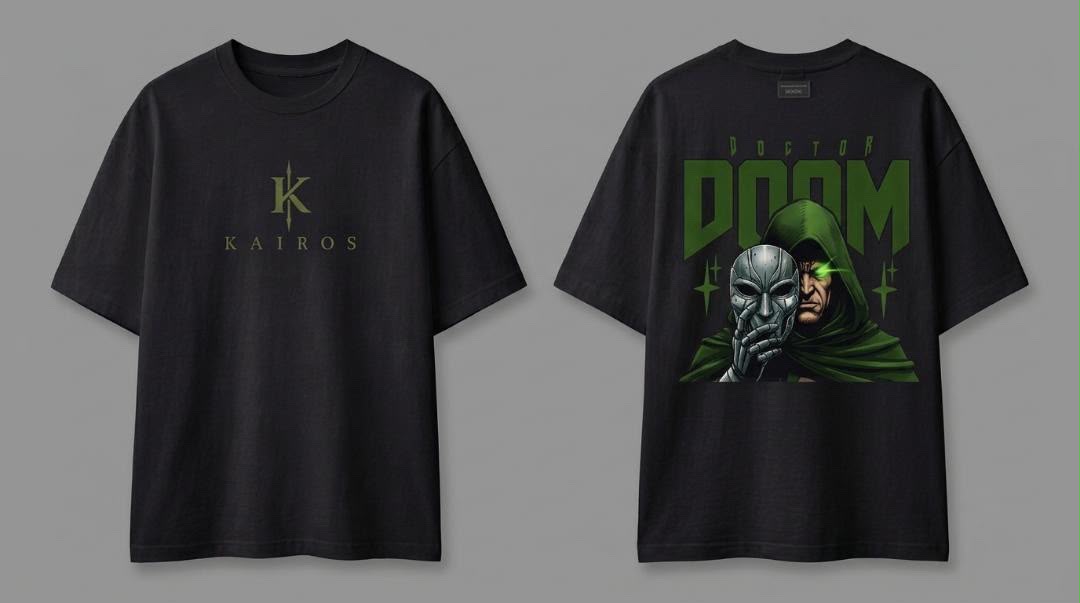 KAIROS Box Fit Graphic Tee — Doctor Doom